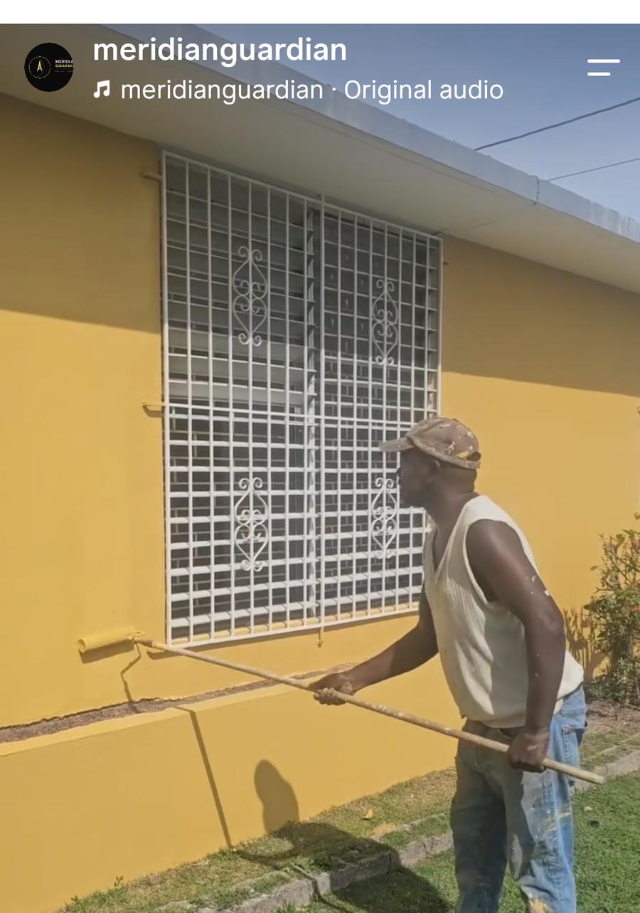 Exterior wall painting